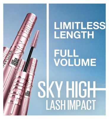 Maybelline Mascara Lash Sensational Sky High, Volumizing & Thickening, Black, 7.2ml (9)