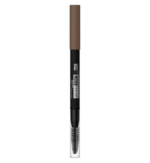 Maybelline Tattoo Brow Semi Permanent Up To 36HR Sharpenable Eyebrow Pencil Long-lasting Thicker Fuller Eyebrows