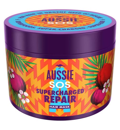Aussie SOS Supercharged Repair Vegan Hair Mask, 450ml
