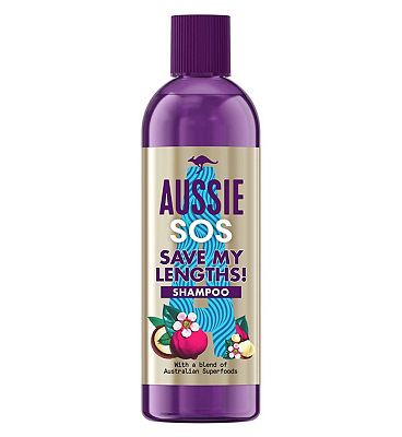 Aussie SOS Save My Lengths! Shampoo For Damaged Hair In Peril, 290ml