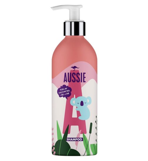 Aussie Miracle Moist Shampoo with Aussie Reusable Bottle 430ml