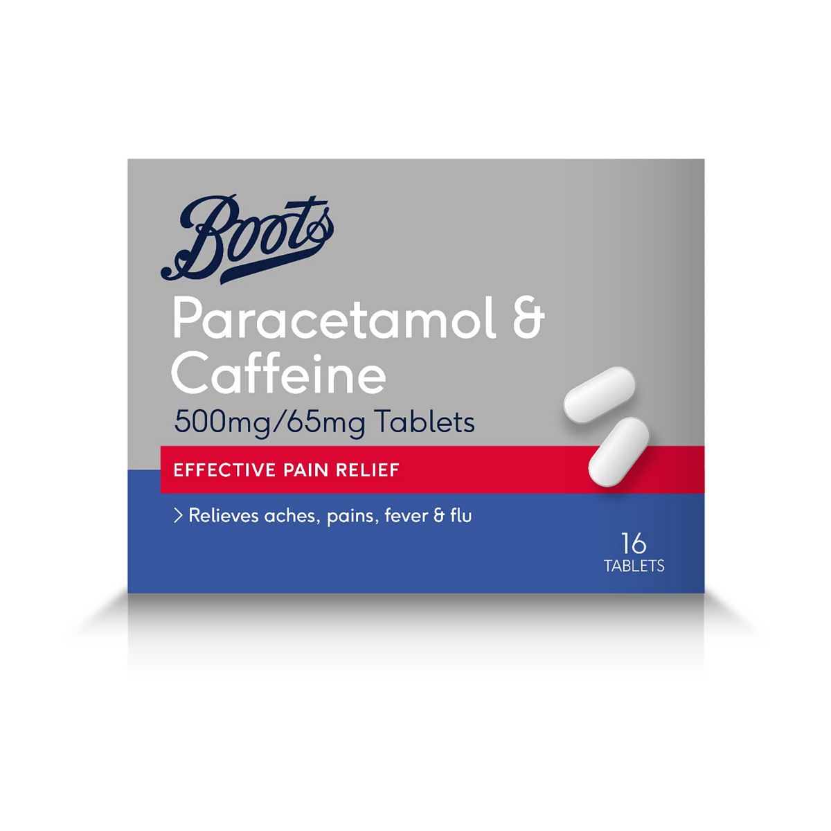   Paracetamol & Caffeine 500Mg/65Mg Tablets – 16