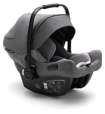 Bugaboo Turtle Air by Nuna 2020 Car Seat - Grey Melange Fabrics