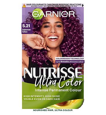 GARNIER NUTRISSE Ultra Color GB 5.21 Intense Lilac Permanent Hair Dye