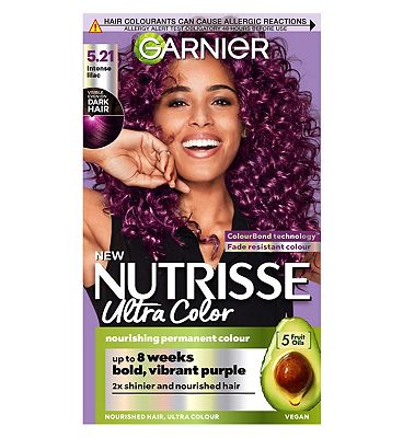 GARNIER NUTRISSE Ultra Color GB 5.21 Intense Lilac Permanent Hair Dye