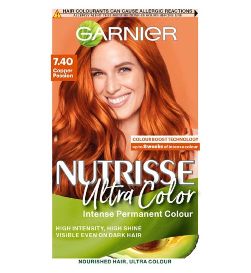 GARNIER NUTRISSE Ultra Color GB 7.40 Copper Passion Permanent Hair Dye