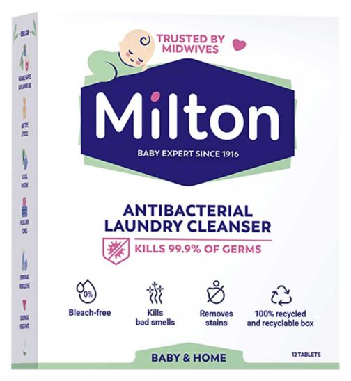 Milton Antibacterial Laundry Tablets - 12