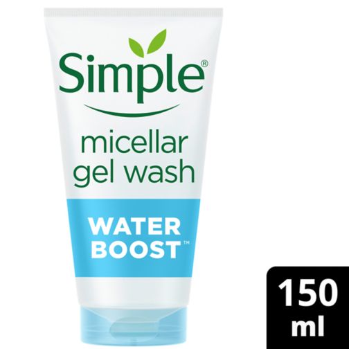 Simple Water Boost Micellar Gel Facial Wash 150ml