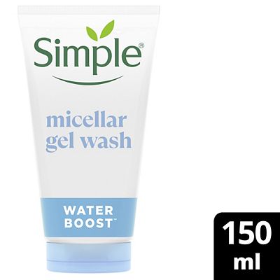 Simple Water Boost Micellar Gel Facial Wash 150ml