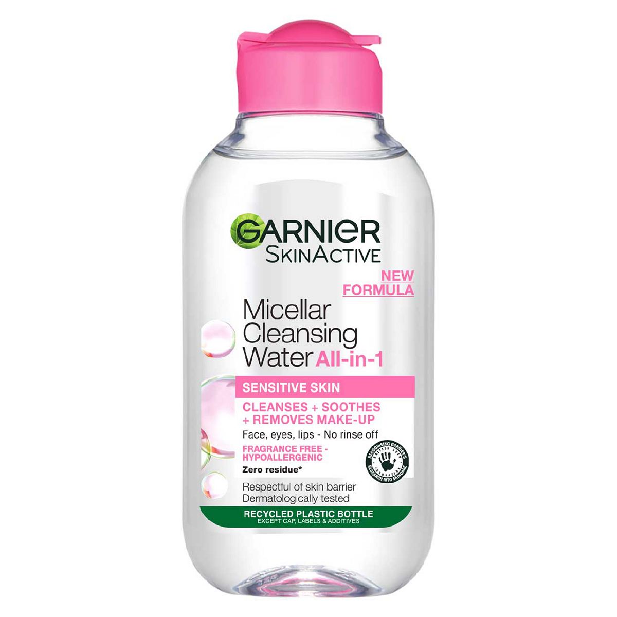 Garnier Micellar Water, Gentle Face Cleanser & Makeup Remover For Sensitive Skin, Travel Size, 100ml