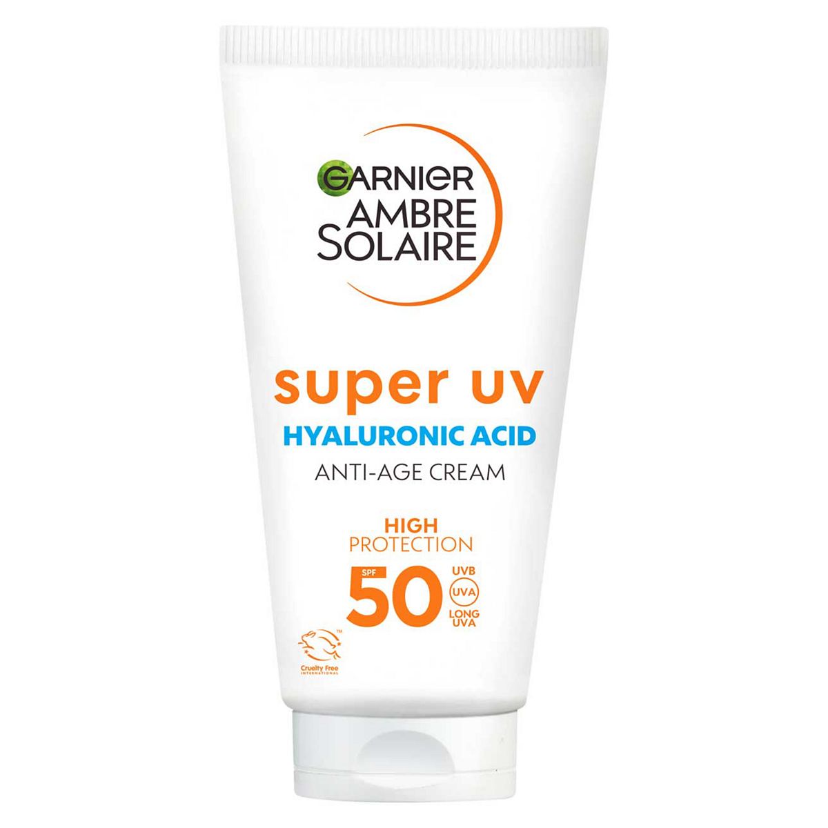 Garnier Ambre Solaire Spf 50 Super Uv Anti-Age Face Sun Cream 50ml