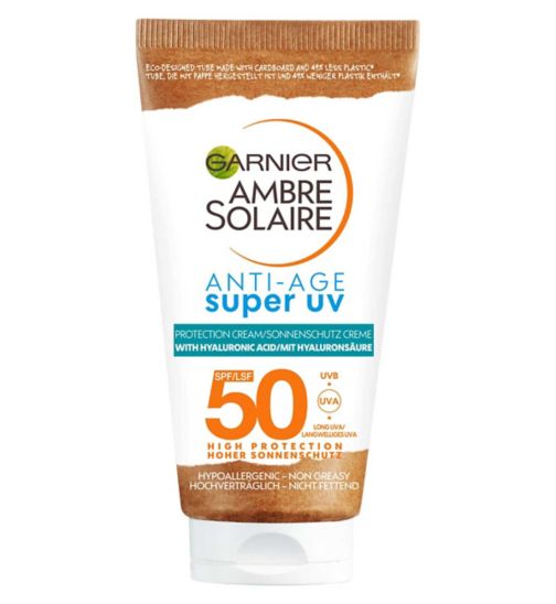 Ambre Solaire Super UV Anti-age Face Protection Cream SPF50 Tube 50ml