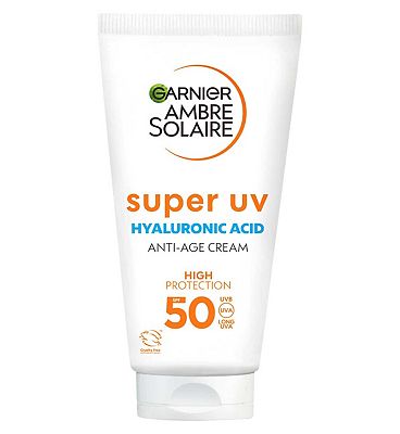 Garnier Ambre Solaire SPF 50 Super UV Anti-Age Face Sun Cream 50ml
