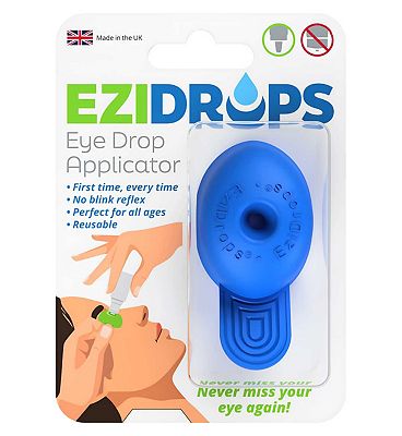 Click to view product details and reviews for Ezidrops Eye Drop Applicator Blue.