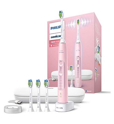 Philips Sonicare Series 7900: Advanced Whitening Sonic Electric Toothbrush  with app, Connected Brushing, Built-in Pressure Sensor, Smart Brush Head  Recognition, 4 Modes, 3 Intensities, Model HX9631/17 : : Health  & Personal Care