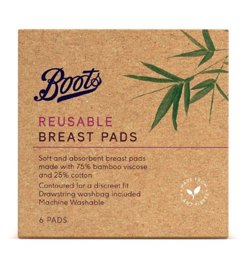 Boots Reusable Breast Pads 6s6
