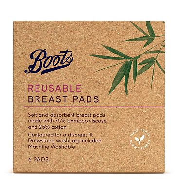 Boots Maternity bamboo washable breast pads 6s - Boots