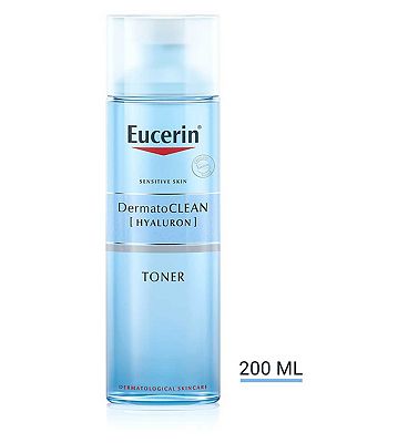 Eucerin DermatoCLEAN Face Cleansing Toner with Hyaluronic Acid, 200ml