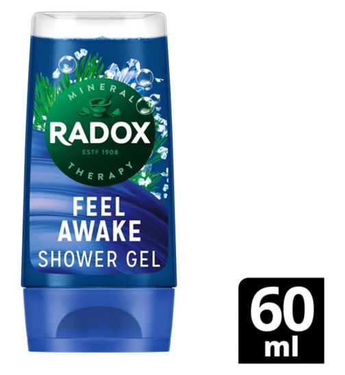 Radox Feel Awake mini shower gel 60ml