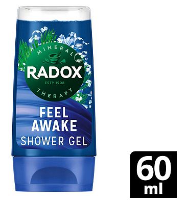 Radox Feel Awake mini shower gel 60ml