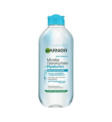 Garnier Micellar Hyaluronic Aloe Water Facial Cleanser For Dehydrated Skin 400ml