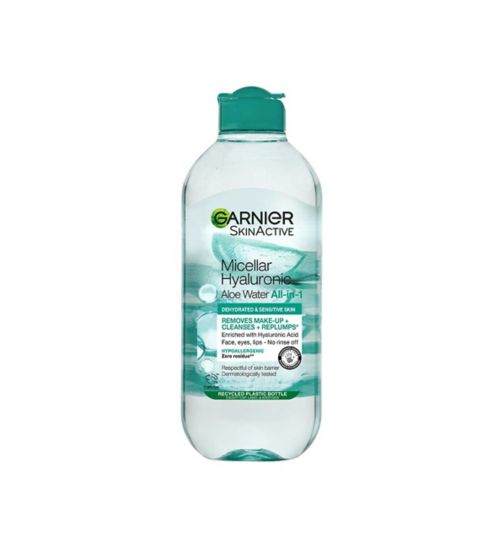 Garnier Micellar Hyaluronic Aloe Water Facial Cleanser For Dehydrated Skin 400ml