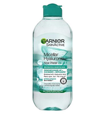 Garnier Micellar Hyaluronic Aloe Water Facial Cleanser For Dehydrated Skin 400ml