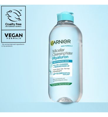 Garnier Micellar Hyaluronic Aloe Water Facial Cleanser For Dehydrated Skin 400ml (3)