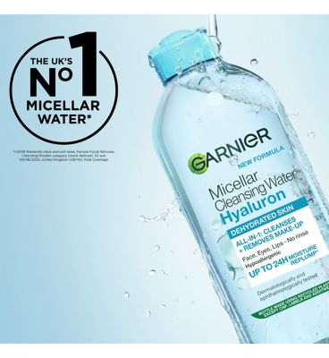 Garnier Micellar Hyaluronic Aloe Water Facial Cleanser For Dehydrated Skin 400ml (6)