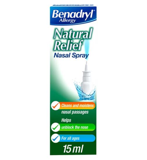 Benadryl Allergy Natural Relief Spray 15ml