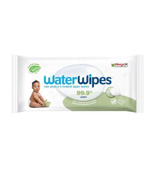 Waterwipes Biodegradable Toddler Single Pack 60’s