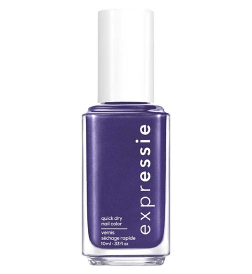 Essie ExprEssie Quick Dry Formula, Blue Purple Nail Polish 325 Dial It Up