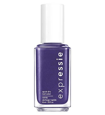 Essie expressie 325 Dial It Up, Blue Purple Colour, Quick Dry Nail Polish 10 ml
