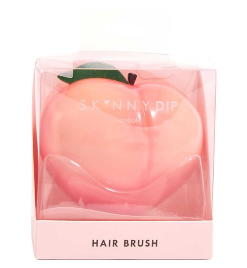 Skinnydip Peach 3D Hairbrush