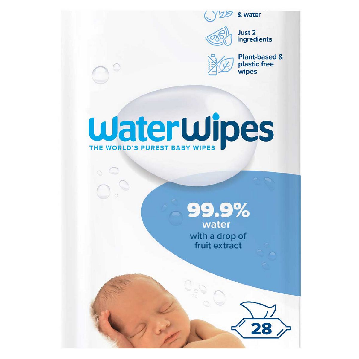 Water Wipes Waterwipes Original Plastic Free Baby Wipes 28'S