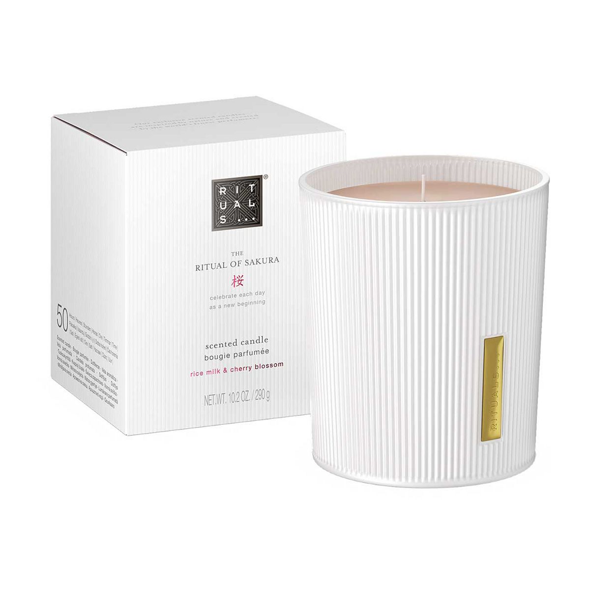 Rituals The Ritual Of Sakura Cherry Blossom & Rice Milk Scented Candle 290G