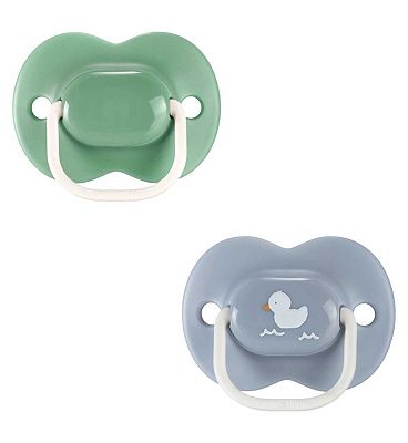 Tommee Tippee Anytime Soother, 18-36 months, 2 pack of symmetrical, BPA free soothers with a reusabl