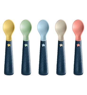 Tommee TippeeEasigrip Self-Feeding Weaning Spoons 4m+ Pack of 5