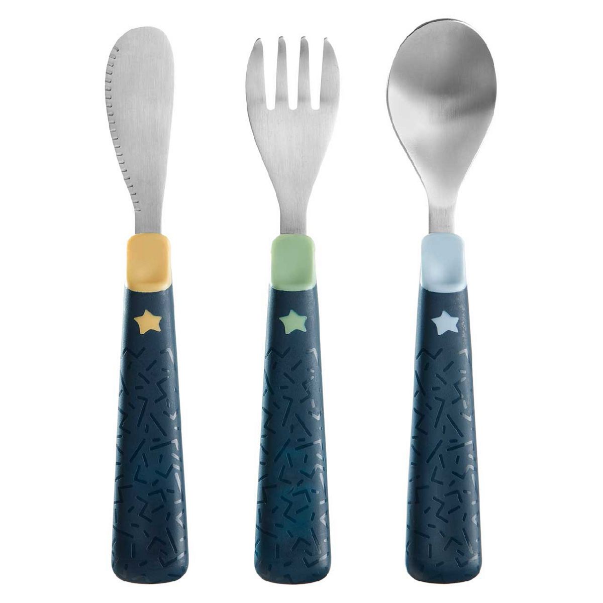 Tommee Tippee Big Kids Stainless Steel First Cutlery Set 12M+