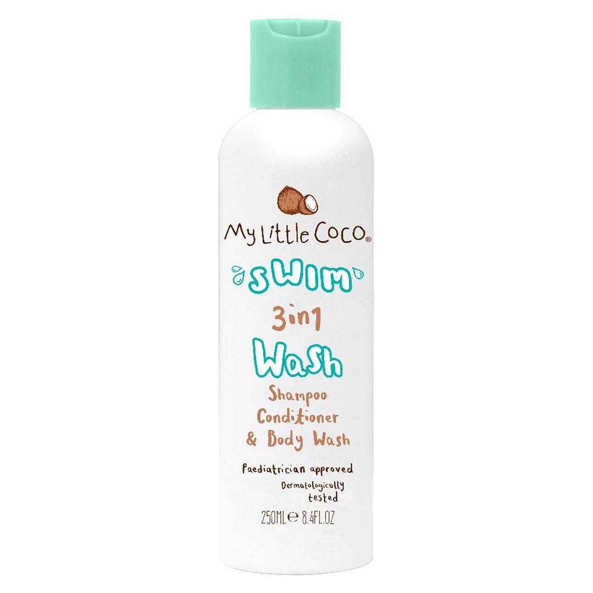 My Little Coco Swim 3 In 1 Shampoo Conditioner & Body Wash250 ml, 250ml