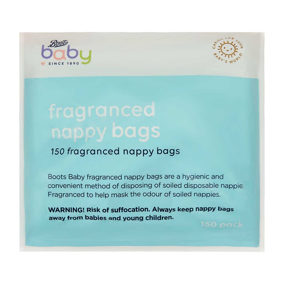   Baby Fragranced Nappy Bags 150S