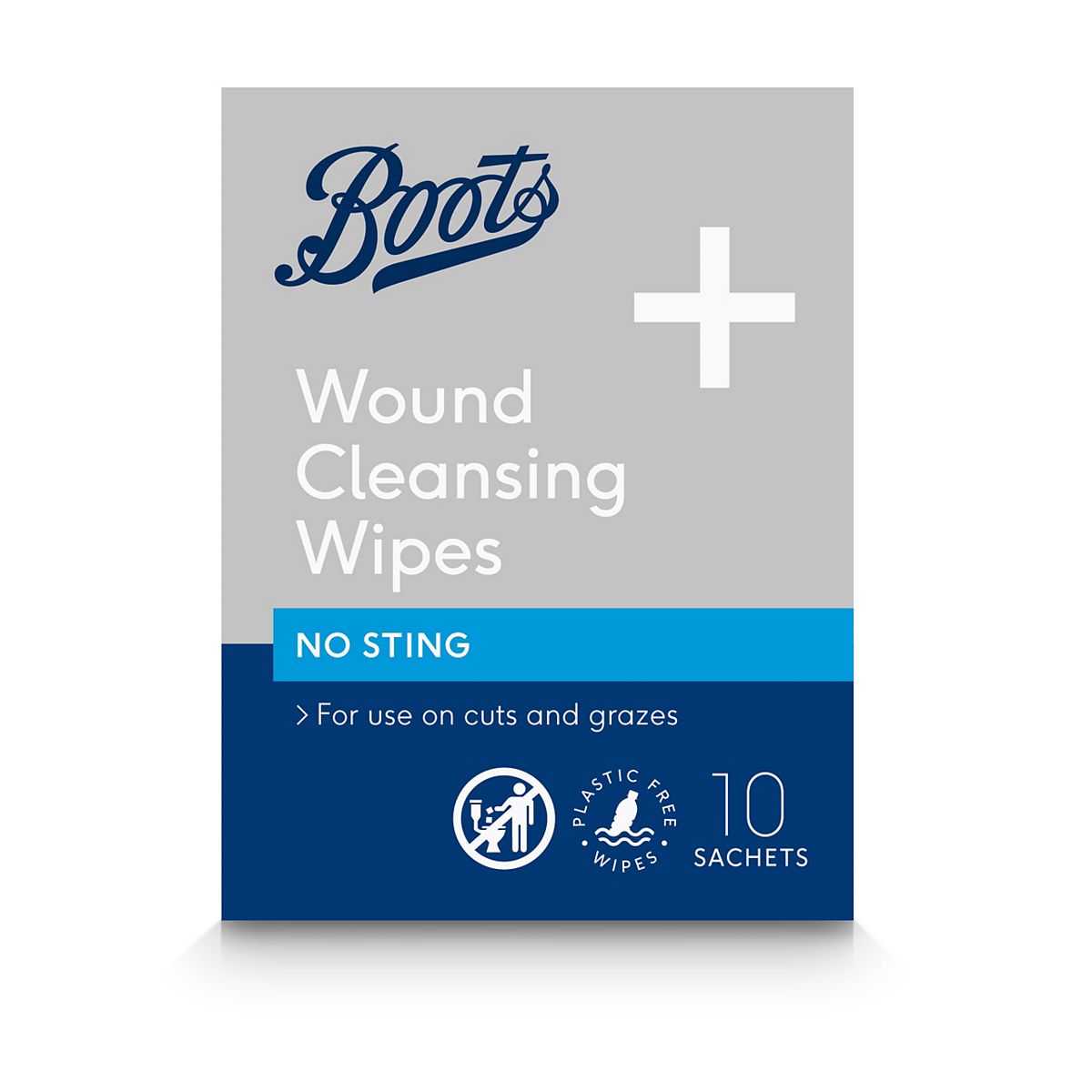   Wound Cleansing Wipes - No Sting 10S
