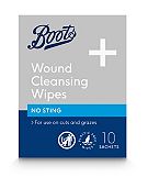Boots Wound Cleansing Wipes - No Sting 10s