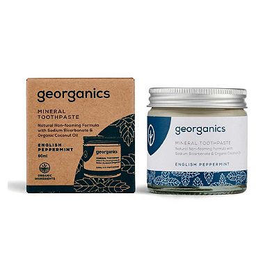 Georganics Mineral Toothpaste - English Peppermint 60ml