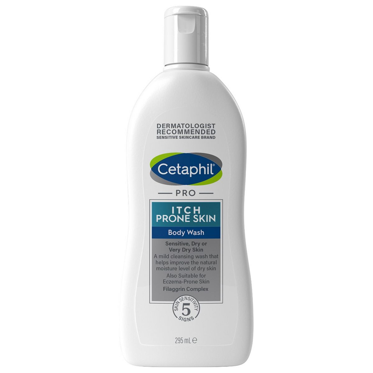 Cetaphil Pro Itch Prone Skin Body Wash For Eczema Sensitive 295ml