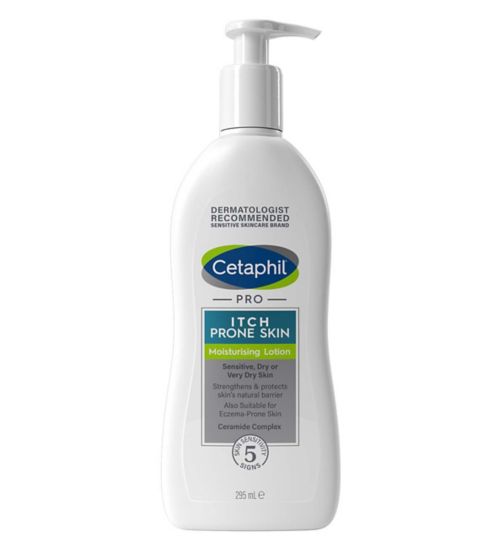 Cetaphil PRO Itch Prone Skin Moisturising Lotion with Ceramide Technology 295ml