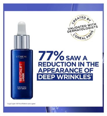 L'Oreal Paris Revitalift Laser Pure Retinol Night Serum, Anti-Wrinkle, Anti-Fine line, 30ml (6)