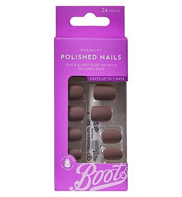 Boots Polished Nails - Cappuccino Treat - Light Brown