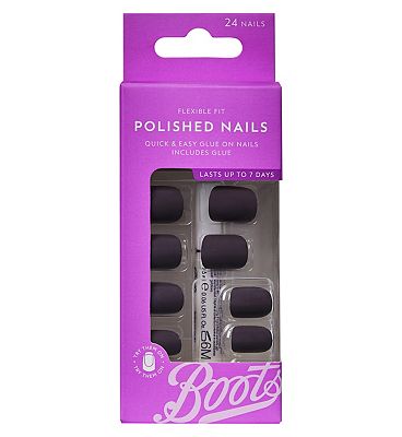 Boots Polished Nails - Plum Promise - Deep Purple