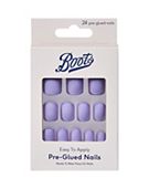Boots Pre Glued Nails - Lavendar Haze - Lilac
